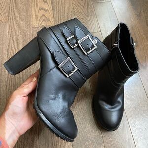 Harley-Davidson Heeled Leather Booties women’s size 7